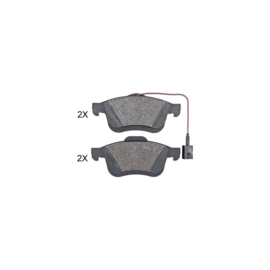 A.B.S. Jeu de 4 plaquettes de frein  ALL BRAKE SYSTEMS BV. 35137