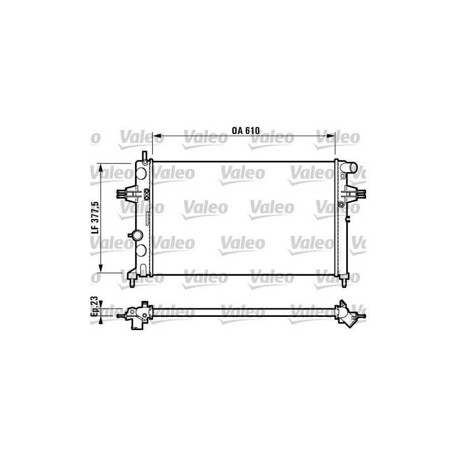 VALEO  732729 Radiateur, refroidissement du moteur