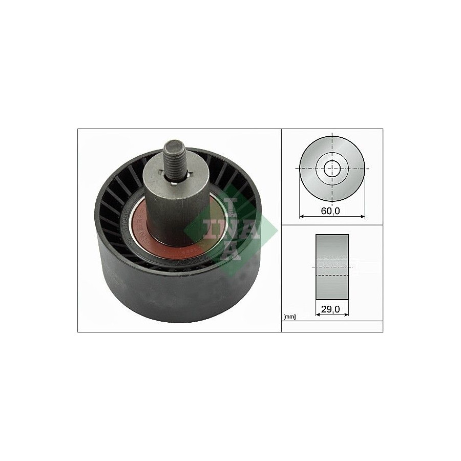 INA Poulie renvoi/transmission, courroie de distribution  532 0187 10