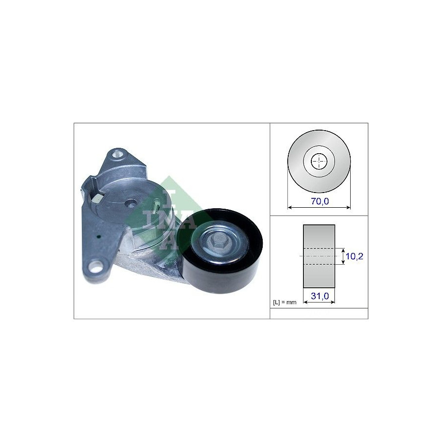 INA  534 0441 10 Tendeur, courroie trap&eacute;zo&iuml;dale &agrave; nervures