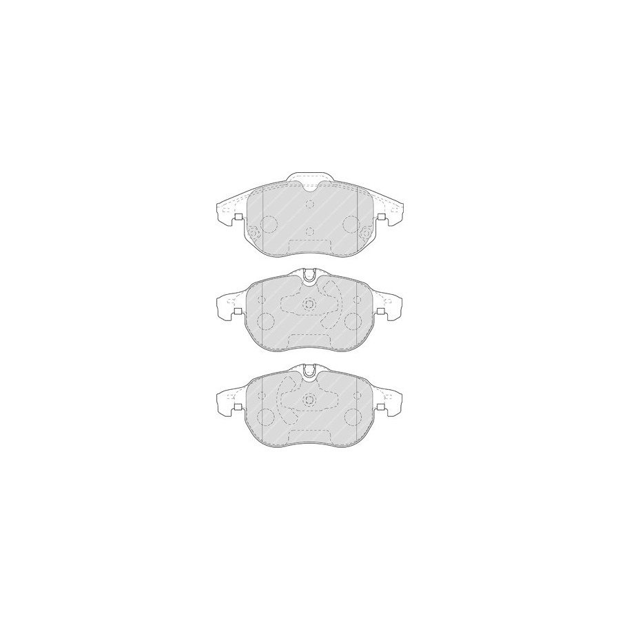 Plaquettes de frein FDB4188 FERODO pour FIAT OPEL - Image 3