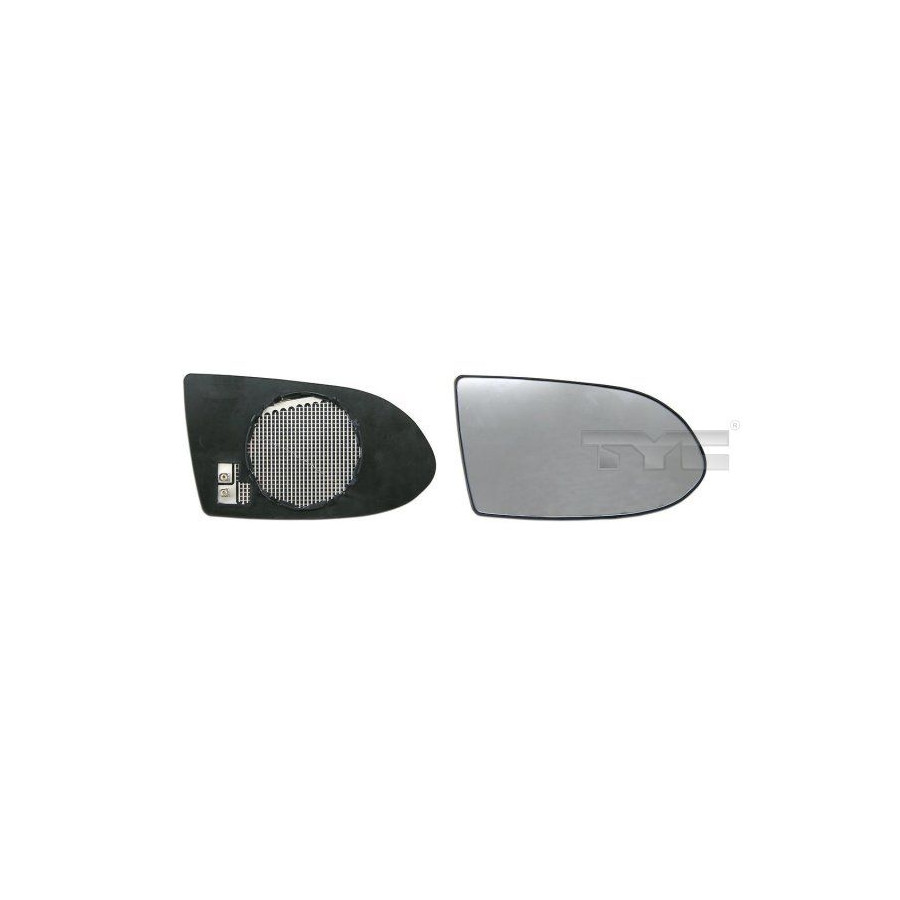 Tyc Verre De Rétroviseur, Rétroviseur Extérieur 325-0045-1 32500451 Opel