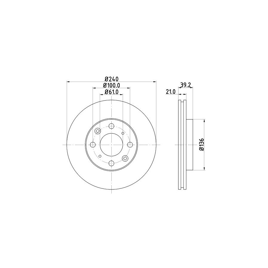 Hella Pagid Disque De Frein 8Dd 355 108-151 - Image 4
