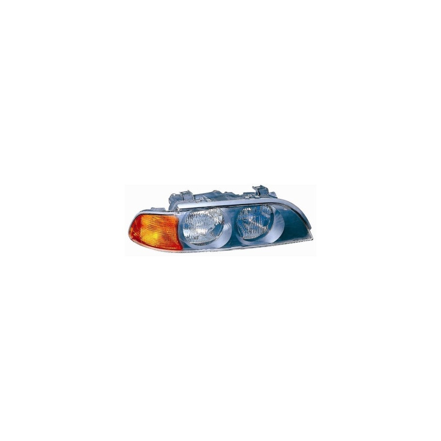Phare droit avec feu clignotant Jusqu'au -9/00 ORANGE H7+HB3 0639962 Van Wezel