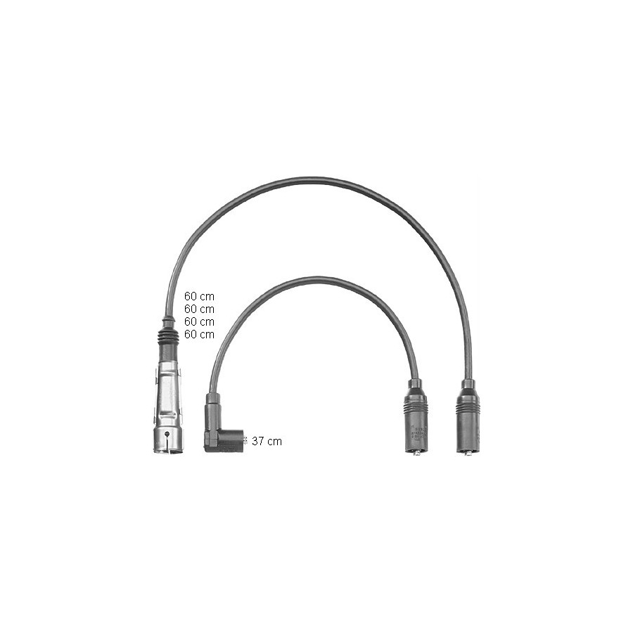 BERU Kit de c&acirc;bles d'allumage  ZEF1194