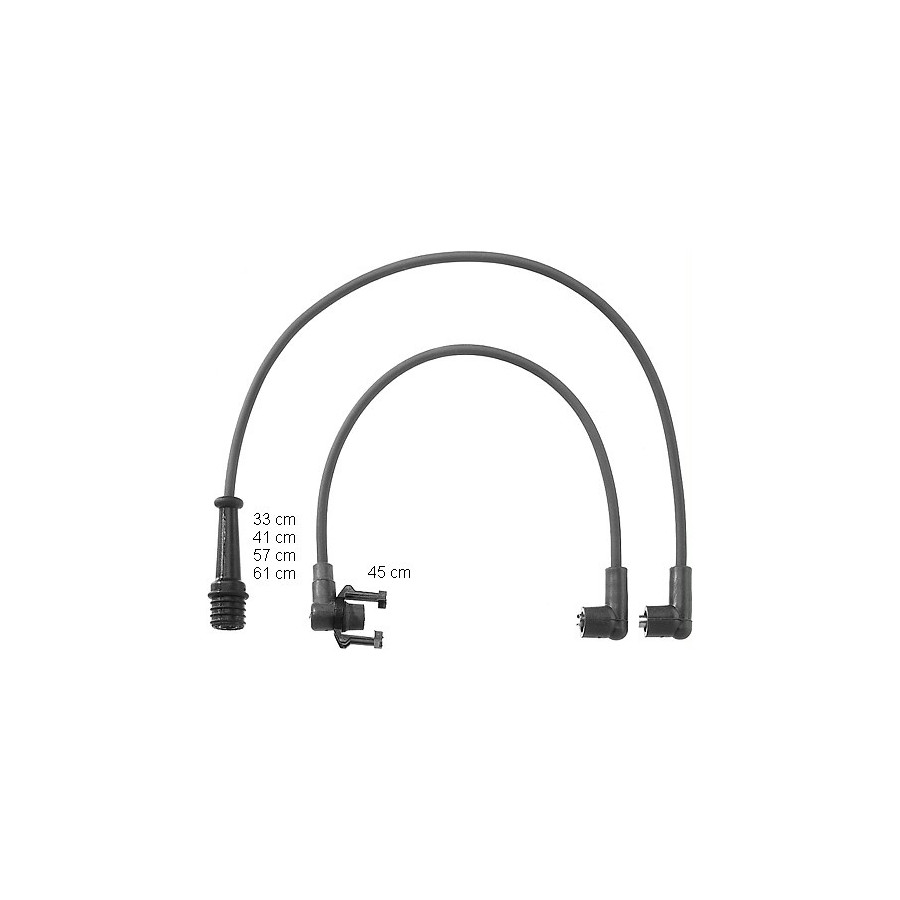 BERU Jeu de c&acirc;bles d':allumage ZEF800 