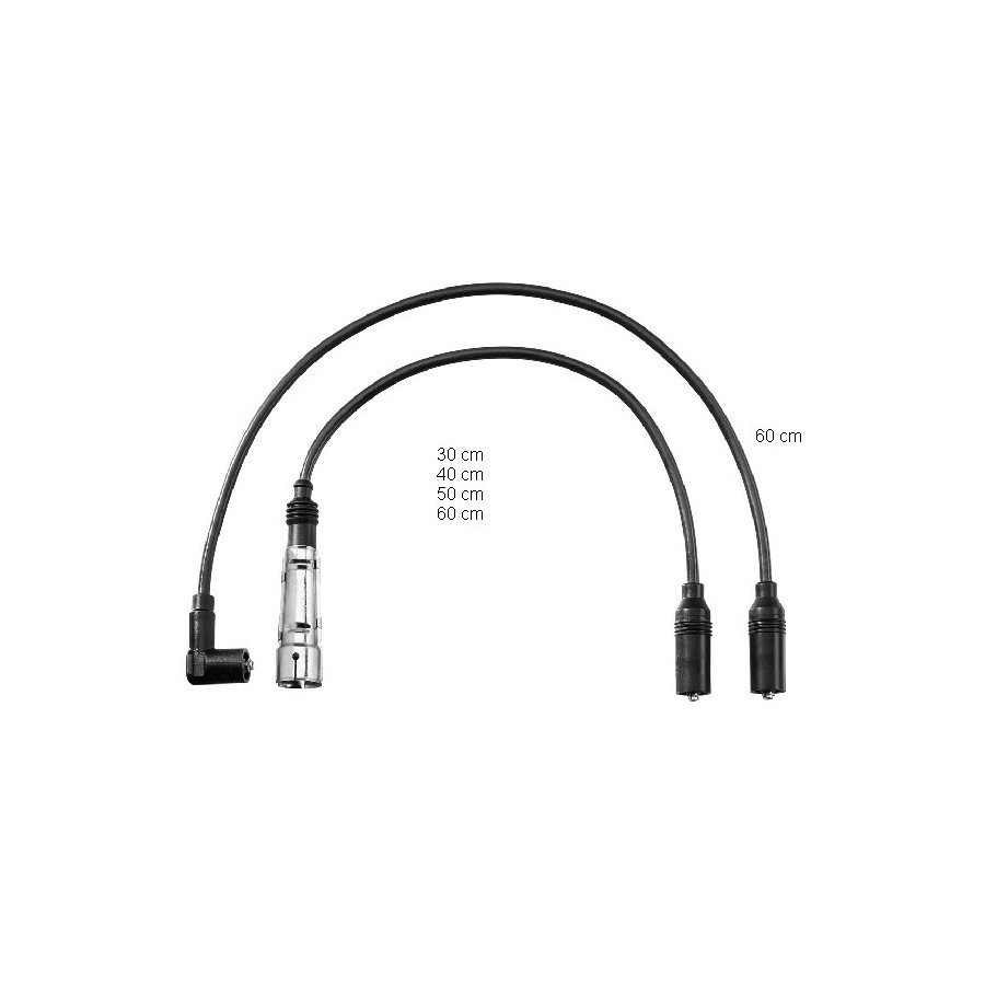 BERU Cable d'allumage BorgWarner () ZEF717 (X1)