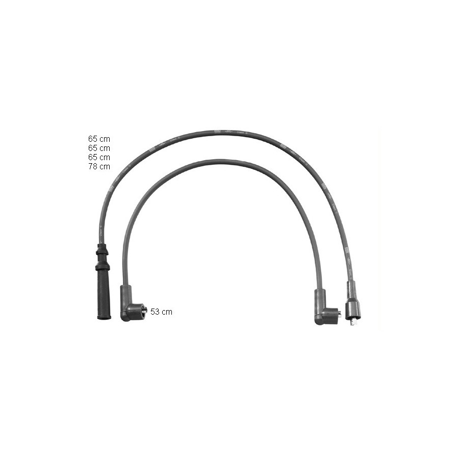 BERU Cable d'allumage BorgWarner () ZEF1190 (X1)