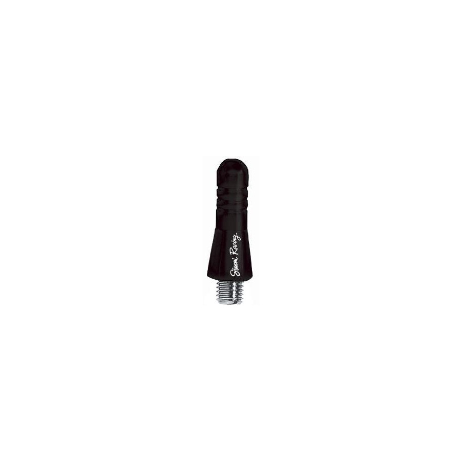 Antenne Simoni Racing en aluminium - Noir - Longueur 3cm