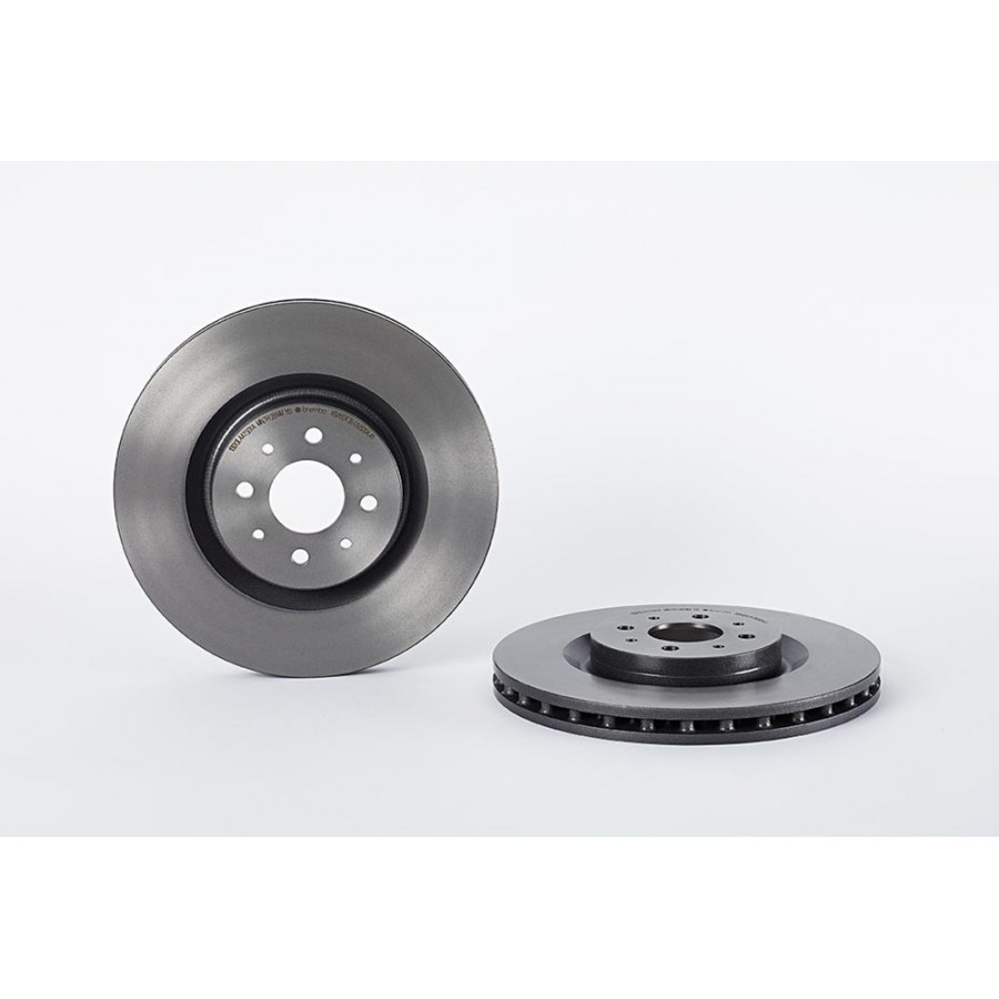2x Disque de frein ventilé de l'intérieur 09.8004.41 BREMBO pour ALFA ROMEO MITO - Image 4