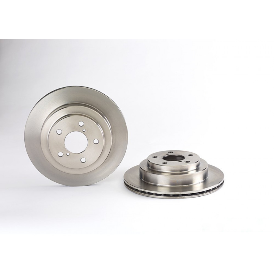 2x Disque de frein ventilé de l'intérieur 09.9147.10 BREMBO pour SUBARU LEGACY I - Image 3