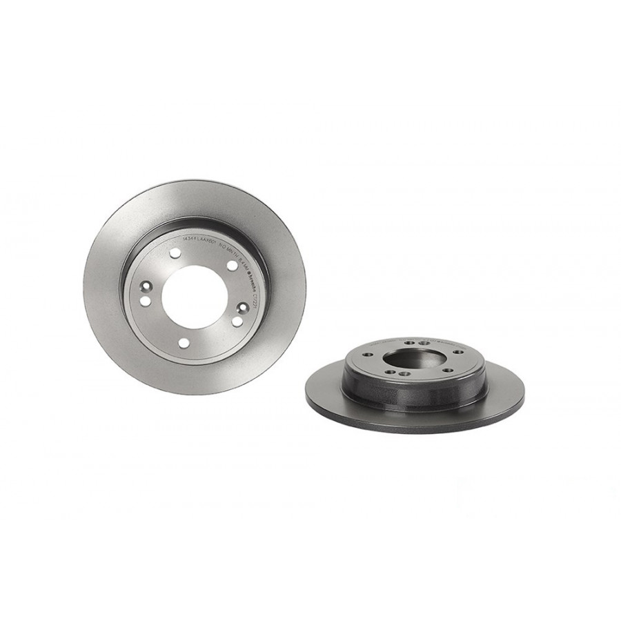 2x Disque de frein plein 08.C172.21 BREMBO pour HYUNDAI KIA - Image 6