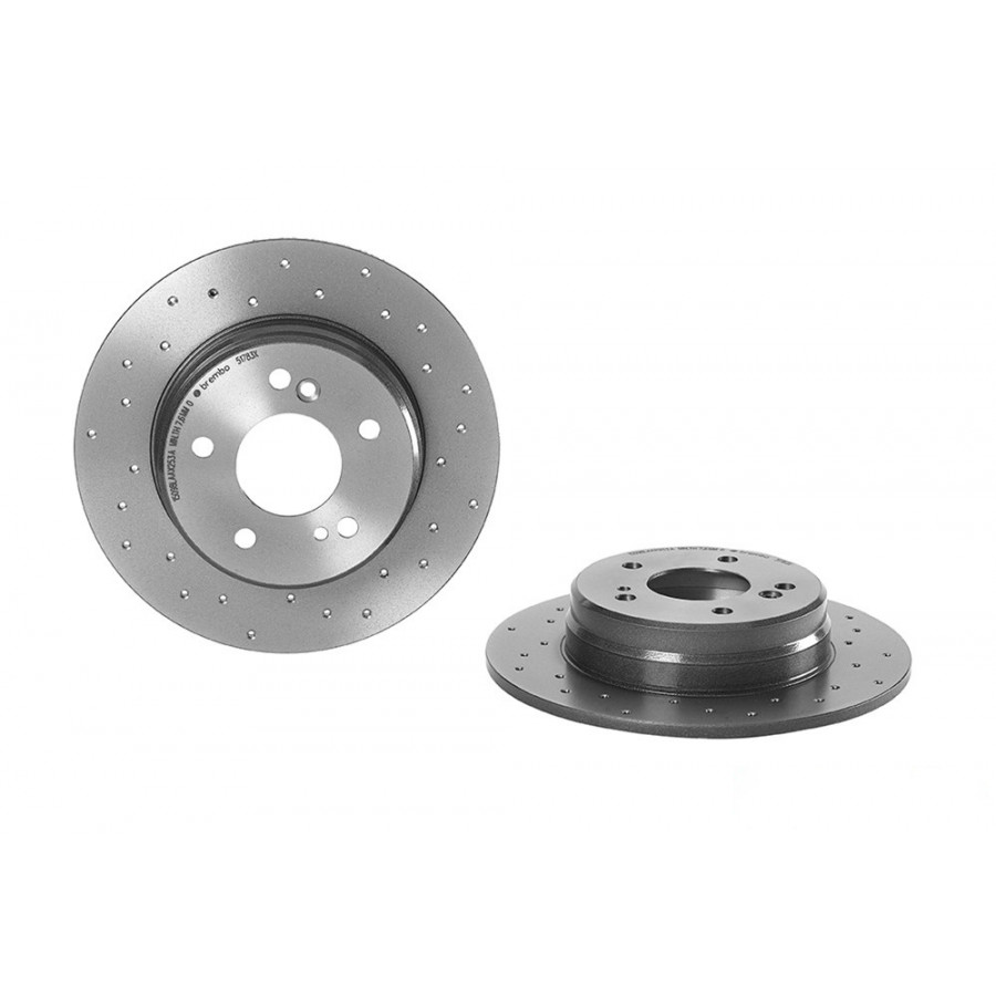2x Disque de frein plein 08.5178.3X BREMBO pour MERCEDES-BENZ CHRYSLER - Image 3