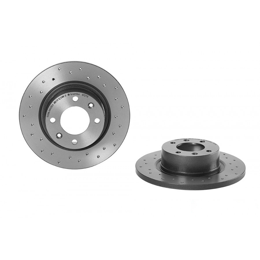 Brembo Disque De Frein 08.8727.1X Citroen