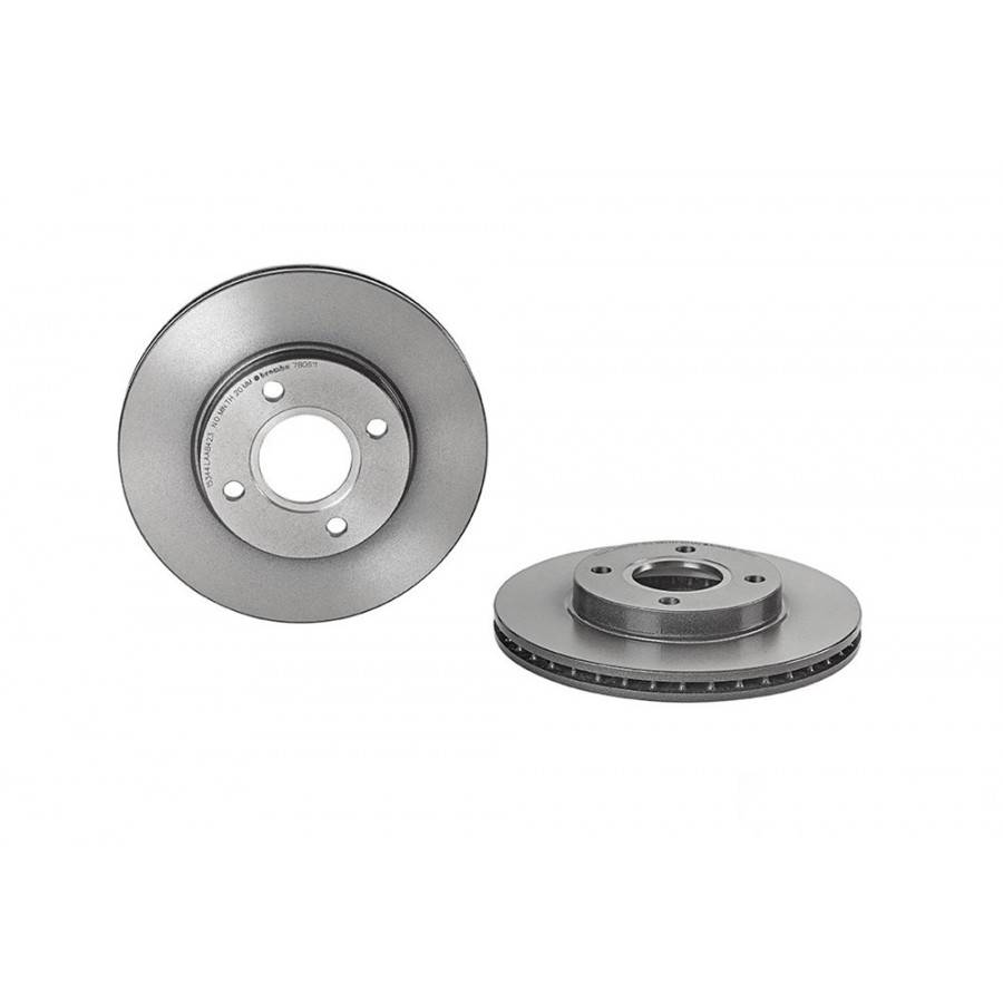2x Disque de frein ventilé de l'intérieur 09.7806.11 BREMBO pour FORD MAZDA - Image 3