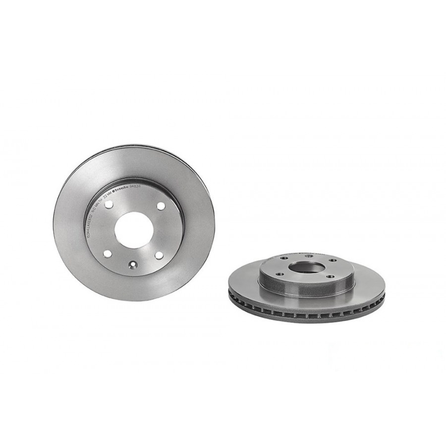 Brembo Disque De Frein 09.9483. Chevrolet;Daewoo