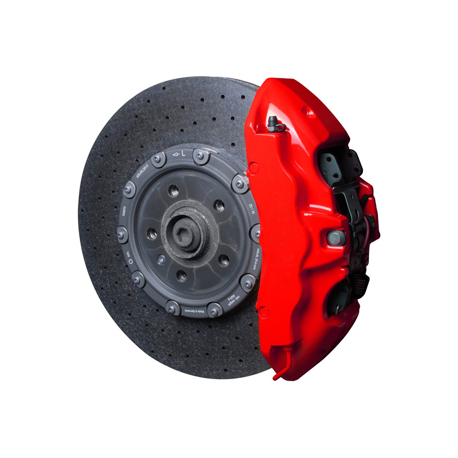 Peinture d'étrier Foliatec Performance Red set de 7 pièces