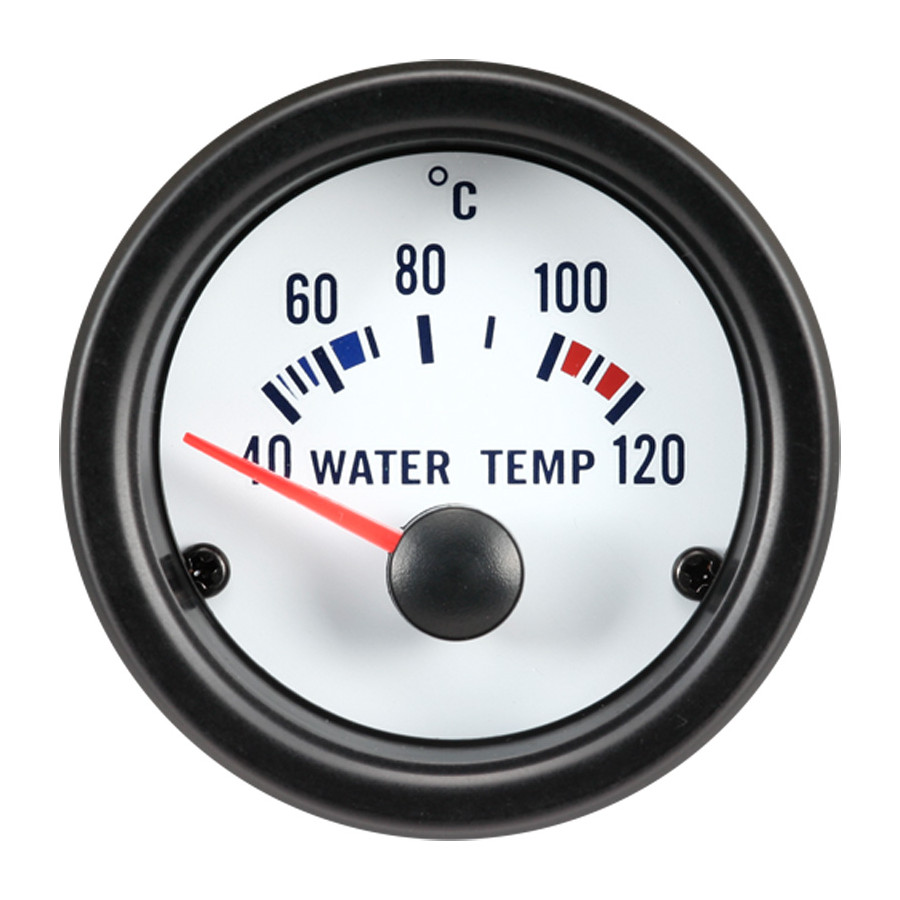 Performance Instrument White température de l'eau 40-120C 52mm