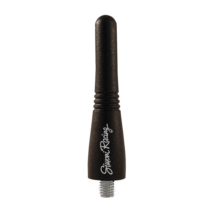Antenne en caoutchouc Simoni Racing 'Gum' - Noir - Longueur 6cm
