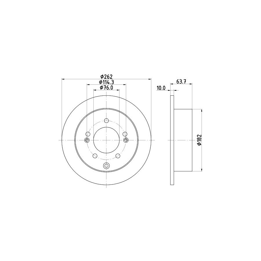 Hella Disque De Frein 8Dd 355 125-301 - Image 4