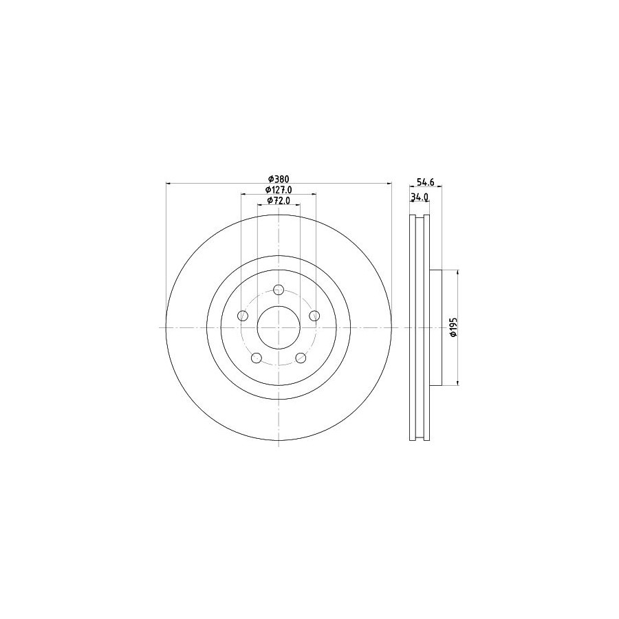 Hella Disque De Frein 8Dd 355 125-131 - Image 3