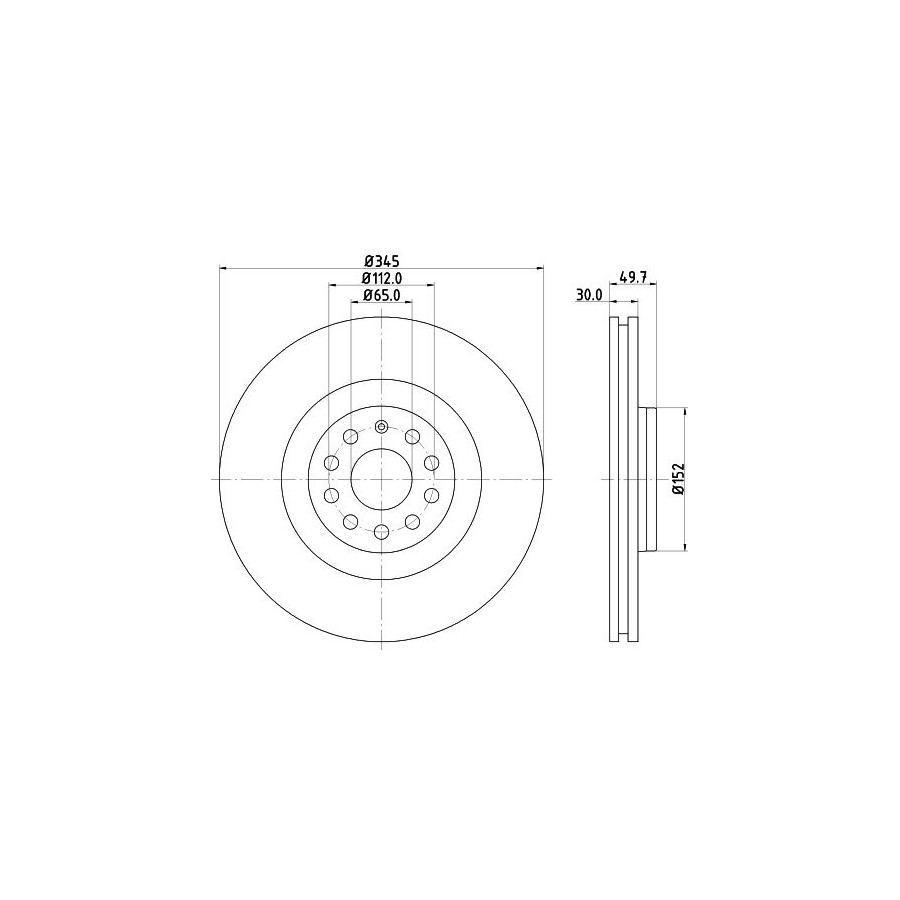Hella Pagid Disque De Frein 8Dd 355 127-981 - Image 5