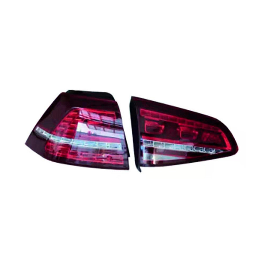 Kit feux arrière à LED GTi-Look adaptables sur Volkswagen Golf VII 2012-2017 sans variante Rouge / Fumée DL VWR22LRCD AutoStyle