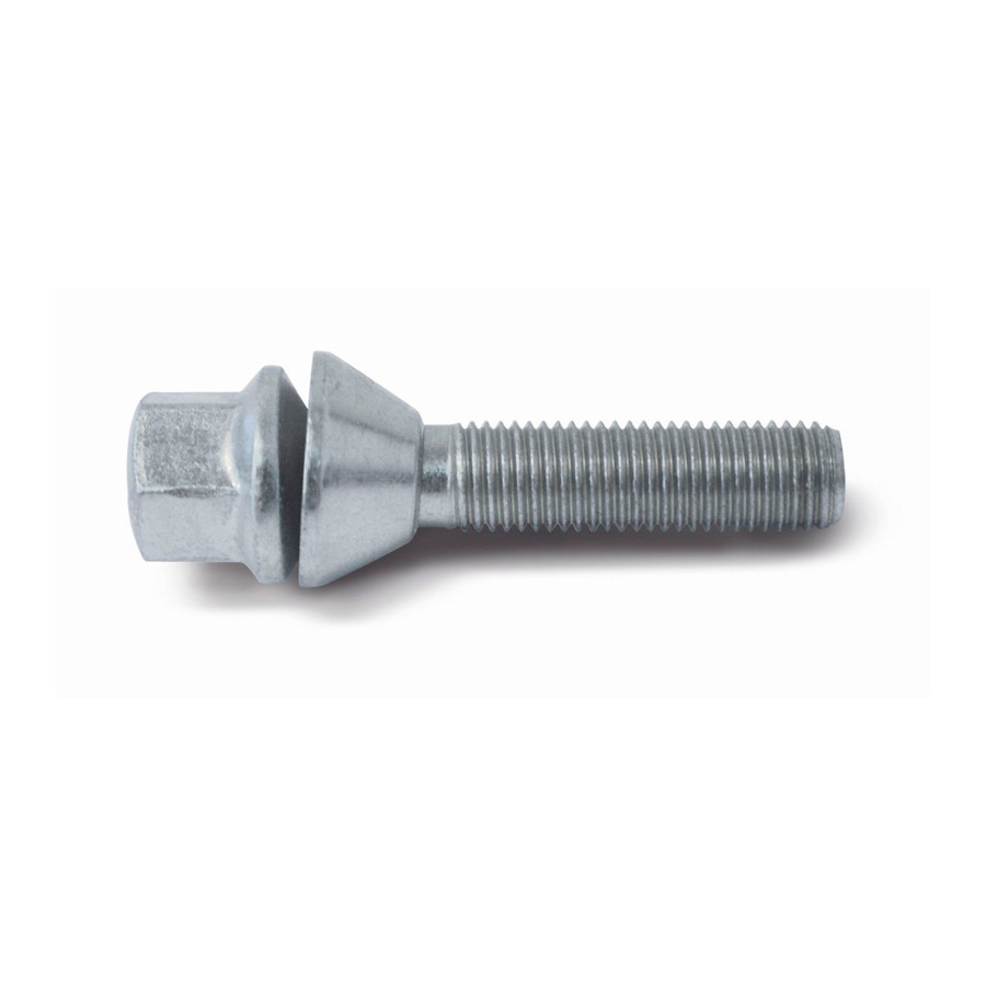 H&R Boulon de roue conique avec anneau mobile M12x1.50 - Longueur 29mm (ex Renault, Saab)