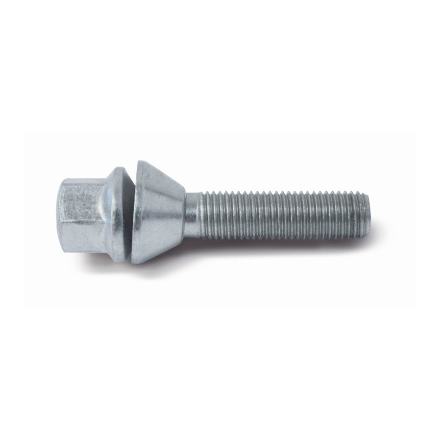 H&R Boulon de roue conique avec bague mobile M12x1.50 - Longueur 36mm (ex Renault, Saab)