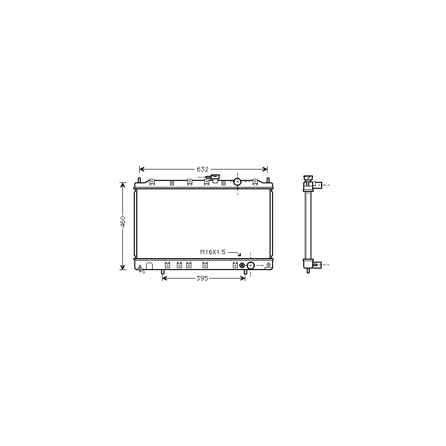 INTERNATIONAL RADIATORS Radiateur refroidissement du moteur 32002134 