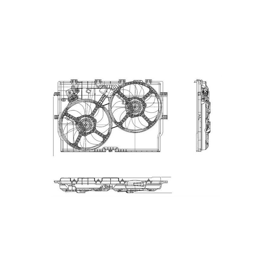 Magneti Marelli Ventilateur De Refroidissement Mtc578ax Mtc578ax Fiat