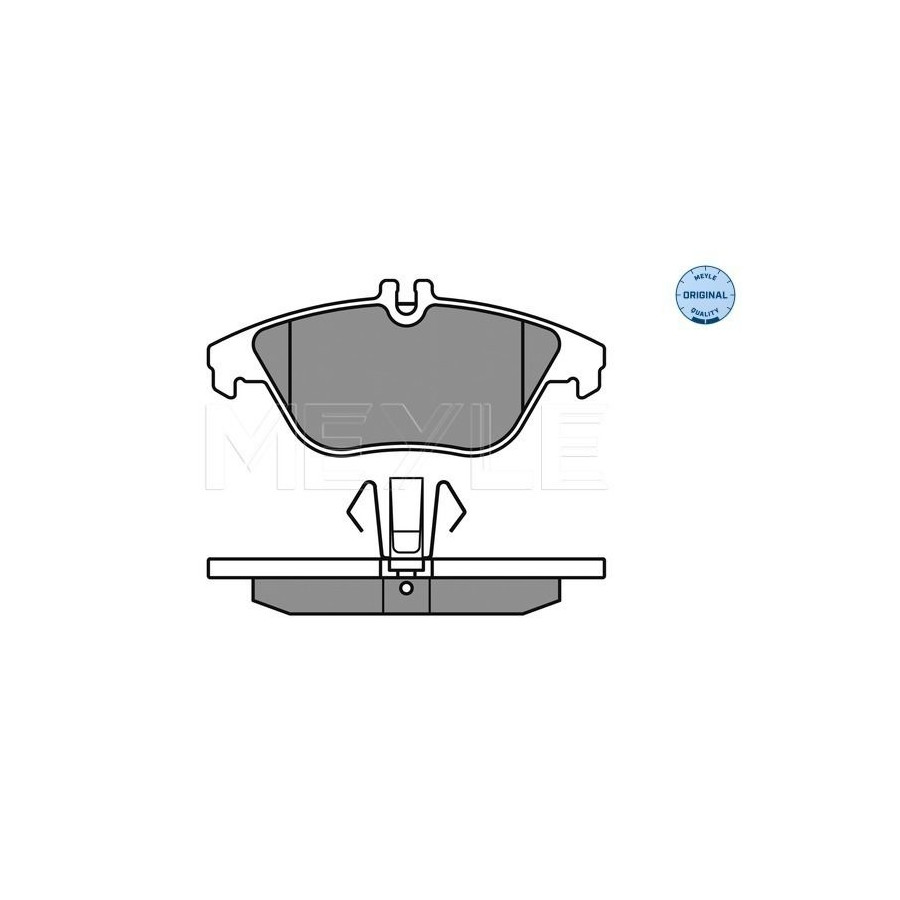 Original MEYLE Plaquettes de Frein Disque 025 242 5317 pour Mercedes-Benz - Image 3