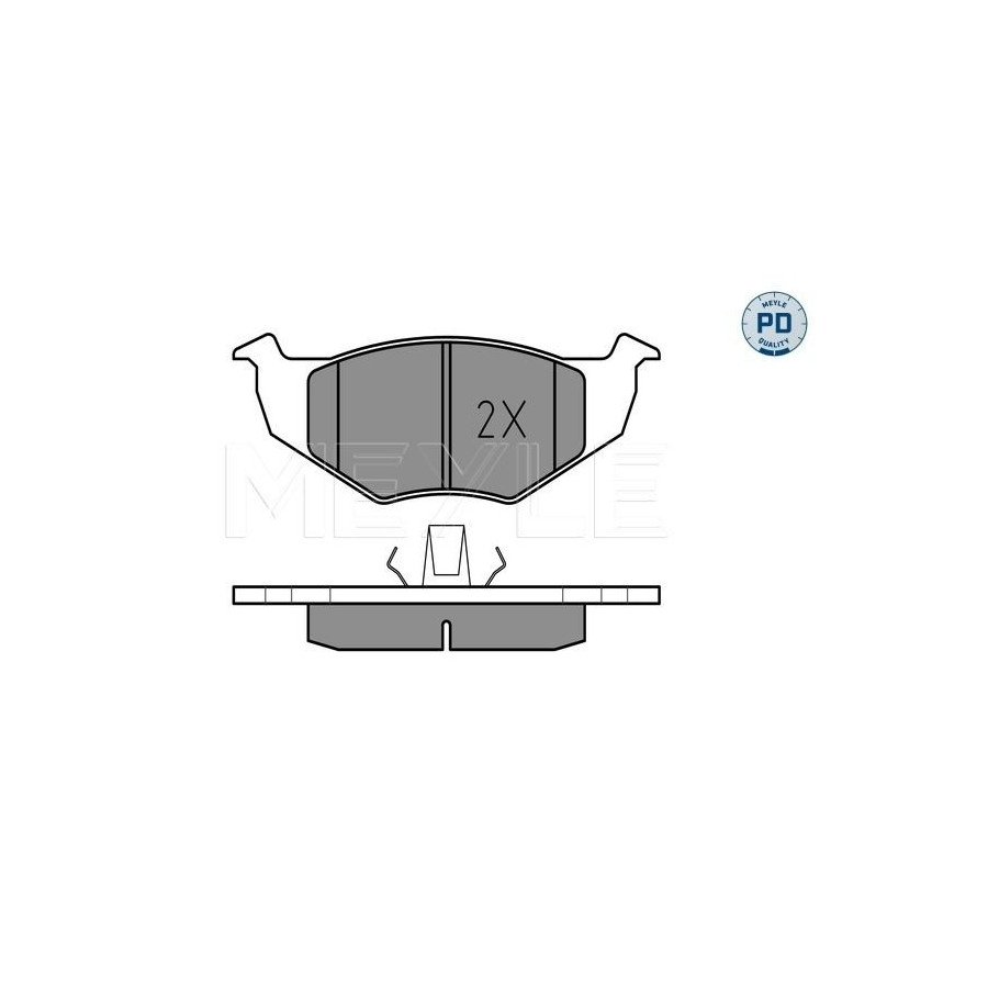 Original MEYLE Kit De Plaquettes De Frein À Disque 025 218 6619/PD Pour Seat VW - Image 3