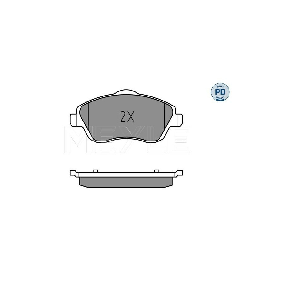 Original MEYLE Plaquettes de Frein Disque 025 232 2517 / Pd pour Opel - Image 4