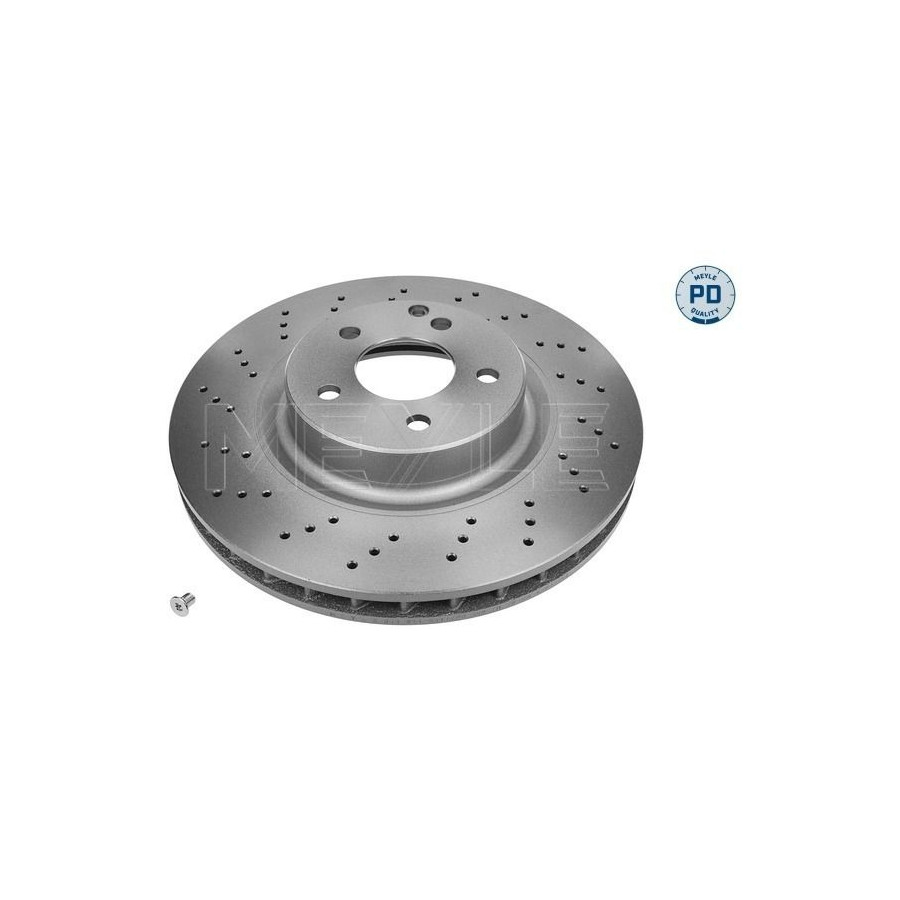 2x Disque de frein Essieu avant perforé 083 521 0040/PD MEYLE pour MERCEDES-BENZ - Image 4
