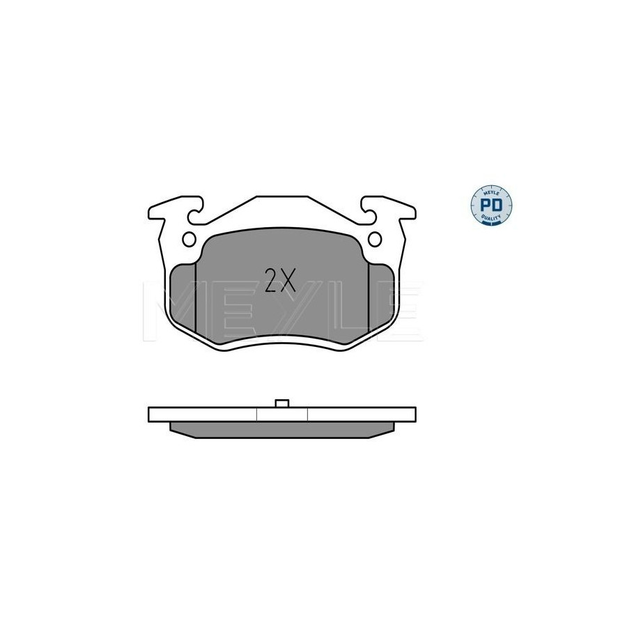Meyle Kit De Plaquettes De Frein, Frein À Disque 025 209 7311/Pd - Image 3
