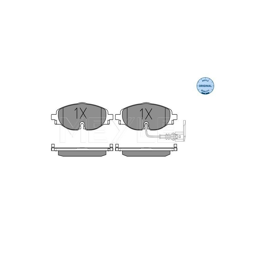 Meyle Kit De Plaquettes De Frein, Frein À Disque 025 256 8320 - Image 2