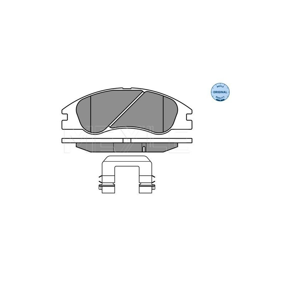 Plaquettes de frein Essieu avant 025 242 1817/W MEYLE pour KIA - Image 4