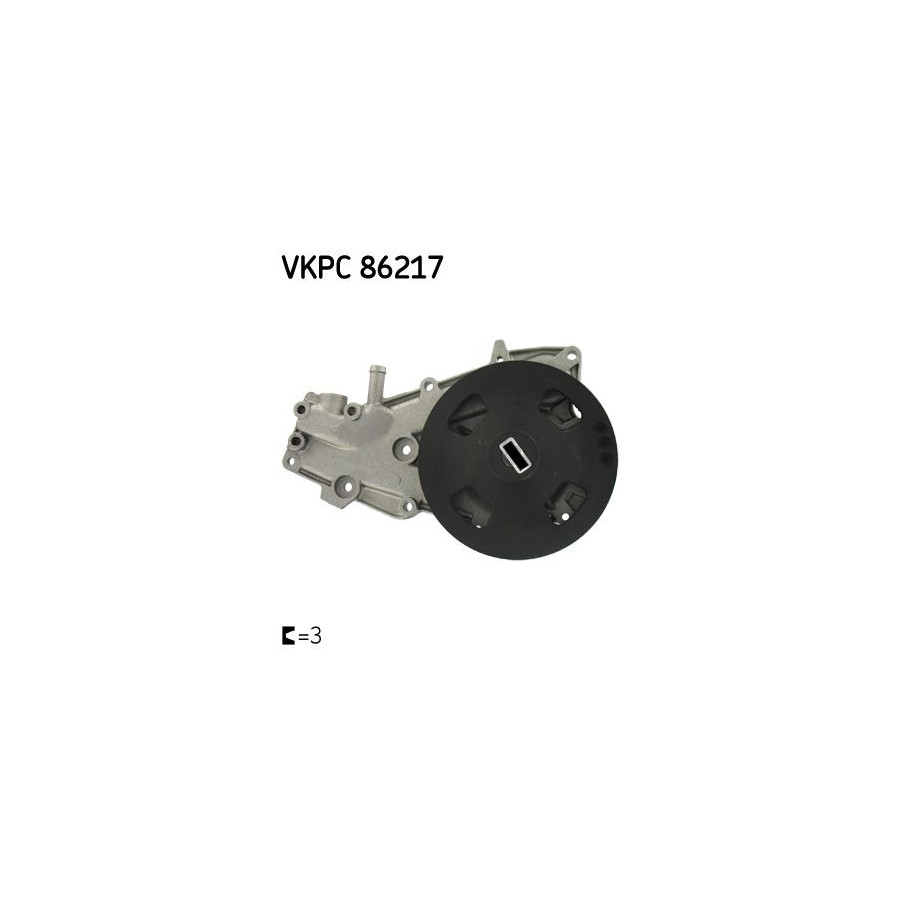 SKF  Pompe &agrave; eau VKPC 86217 RENAULT TWINGO