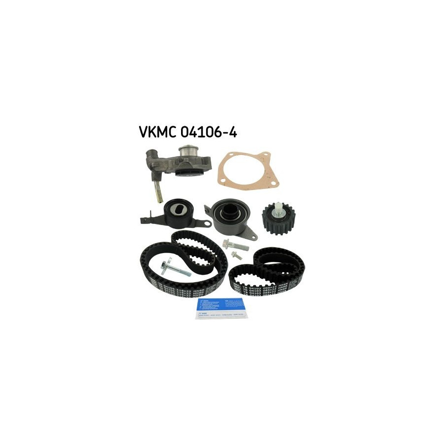 SKF Pompe &agrave; eau + kit de courroie de distribution  VKMC 04106-4