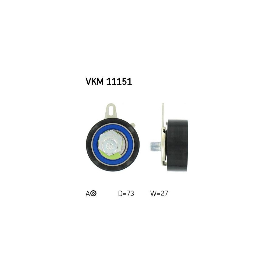 Skf Poulie-Tendeur, Courroie Cranté Vkm 11151 Vkm11151 Audi;Skoda;Volkswagen