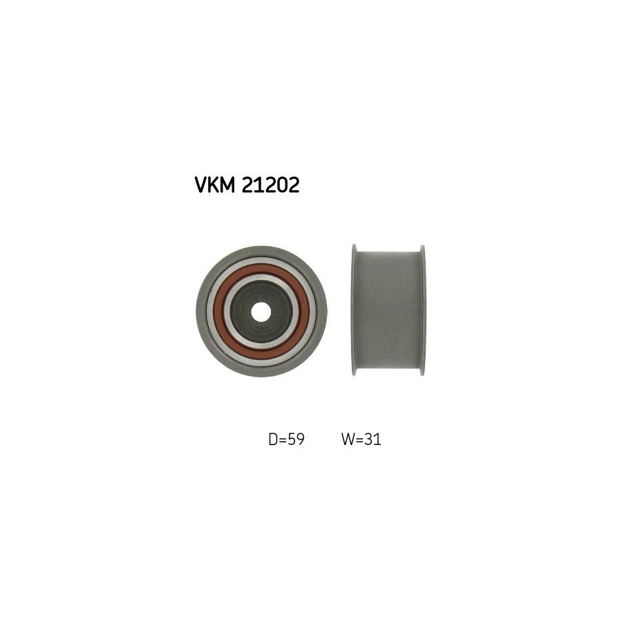 Skf Poulie Renvoi/Transmission, Courroie De Distribution Vkm 21202 Vkm21202 Audi;Skoda;Volkswagen