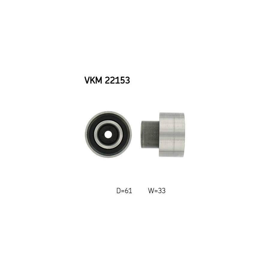 SKF Poulie renvoi/transmission, courroie de distribution  VKM 22153