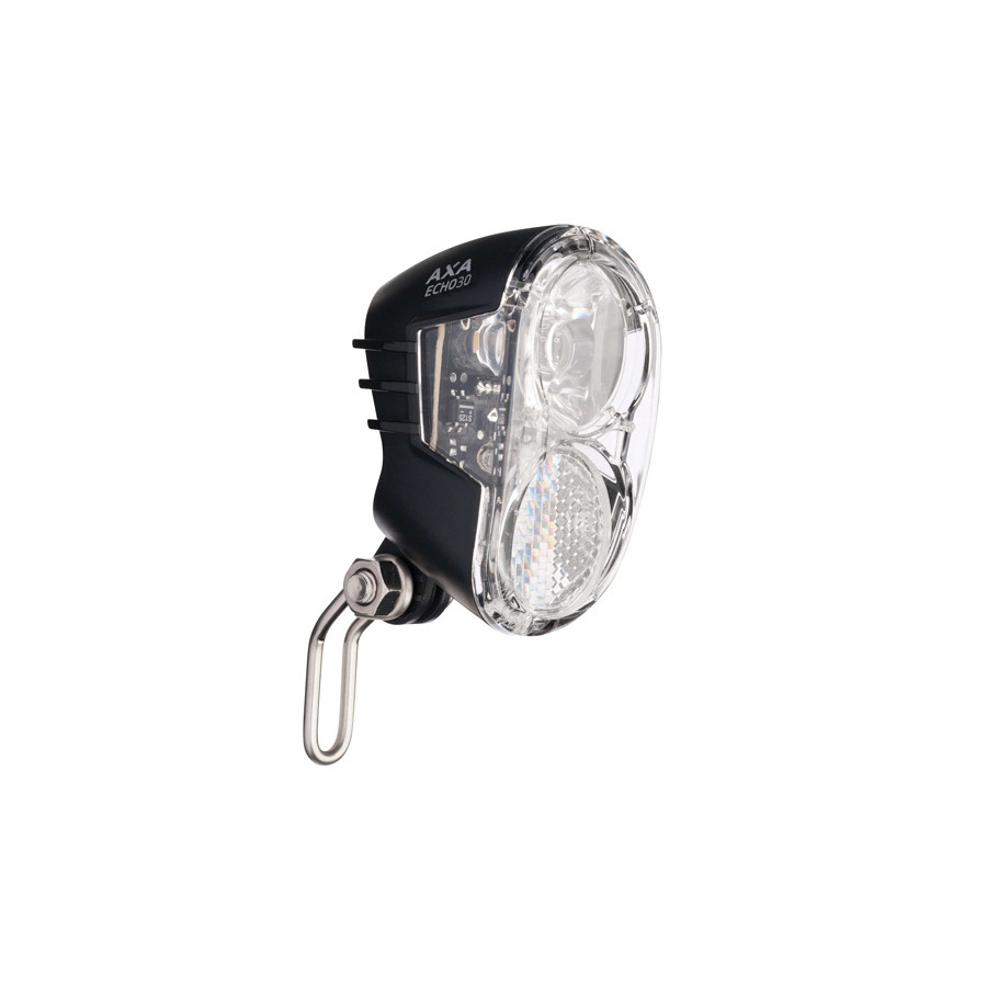 AXA  Mixte Feu avant Echo30 Steady Auto, Noir, 10 x 5 3 cm EU