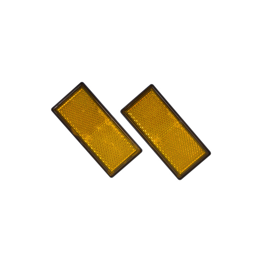 Réflecteur 86x40mm Orange 2pcs.