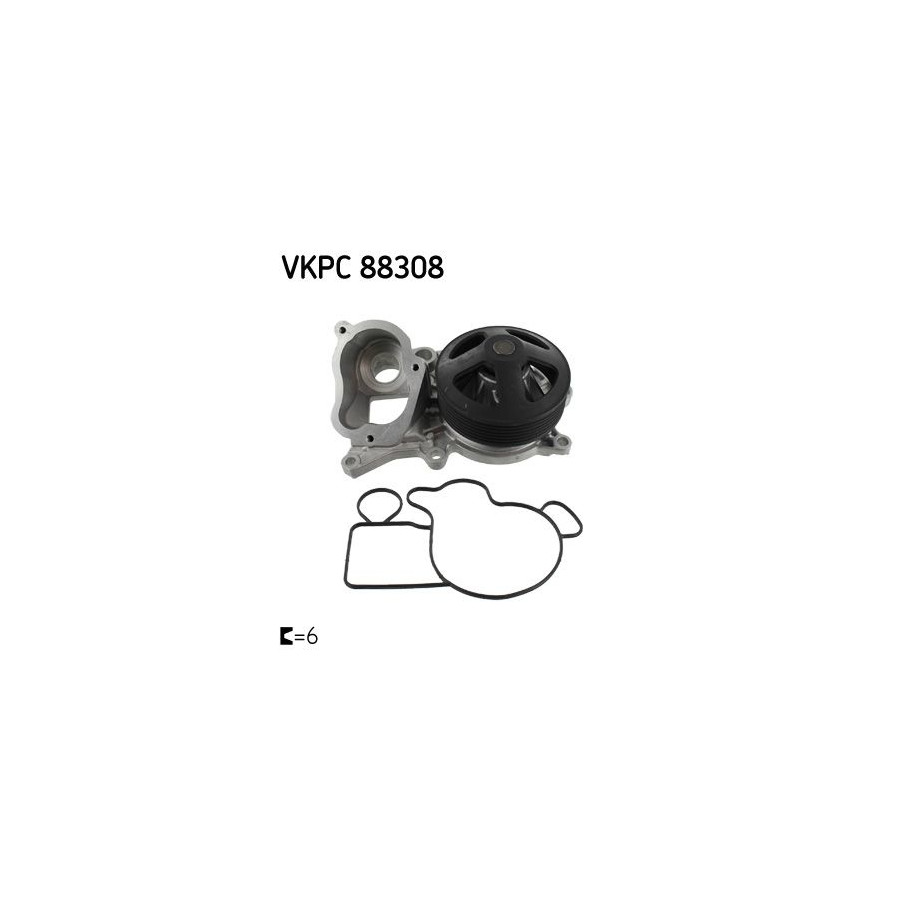 Pompe à Eau SKF VKPC 88308 - Qualité Premium Pour Refroidissement Optimal - Avec Joints