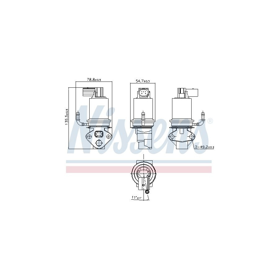 NISSENS  Vanne EGR / AGR 98201