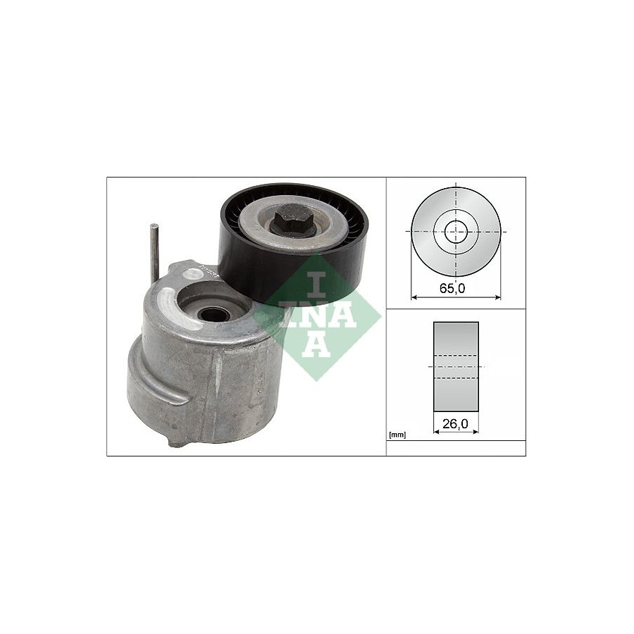 Tendeur de courroie multi-cannelée 534 0404 10 INA pour ALFA ROMEO FIAT SAAB - Image 5