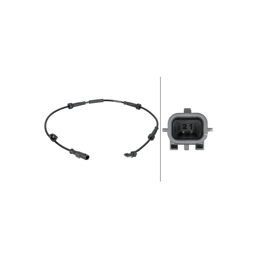 Hella Capteur, Vitesse De Roue 6Pu012806681 Renault