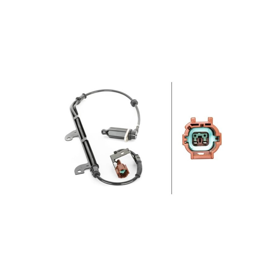Hella Capteur, Vitesse De Roue 6Pu230040491 Nissan